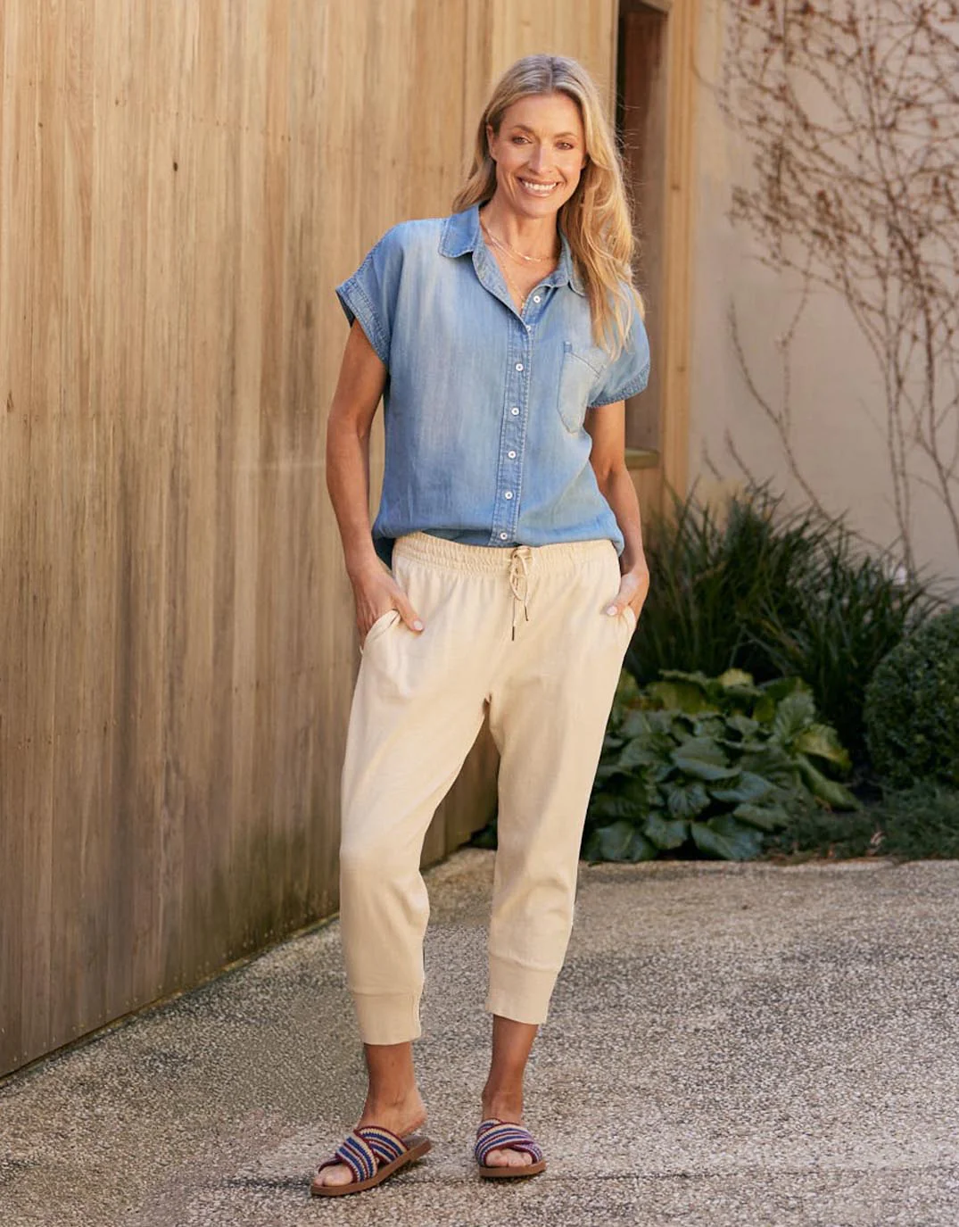 3/4 Brunch Pants - Natural - Image 4