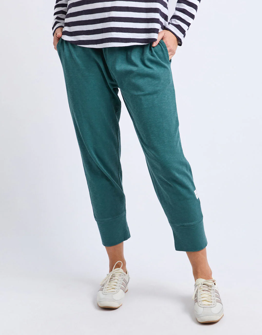 3/4 Brunch Pant - Teal
