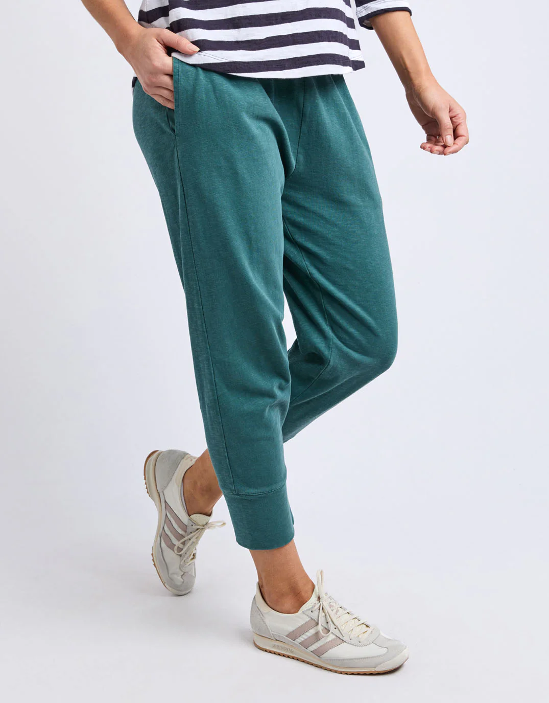3/4 Brunch Pant - Teal - Image 7