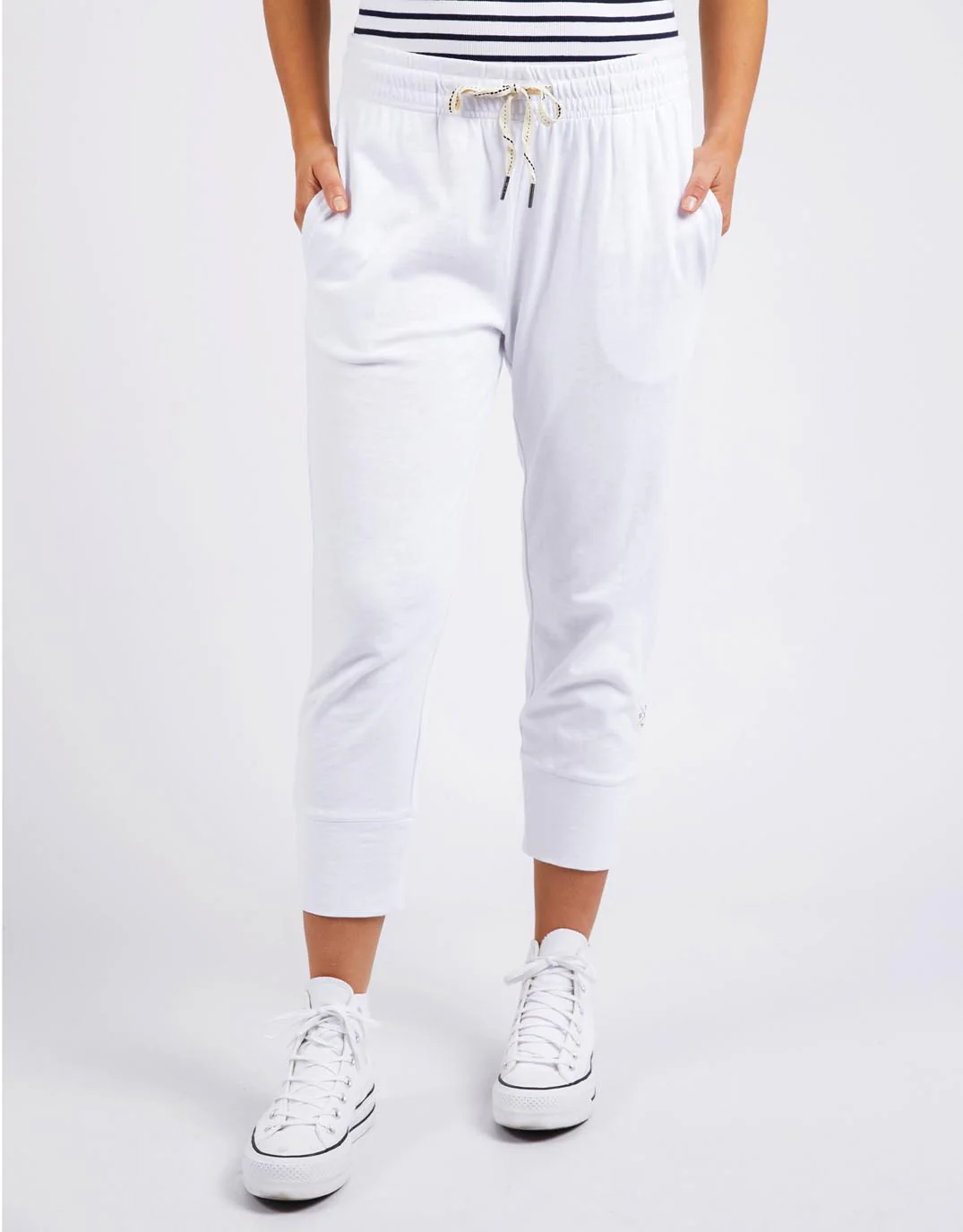 3/4 Brunch Pants - White - Image 4