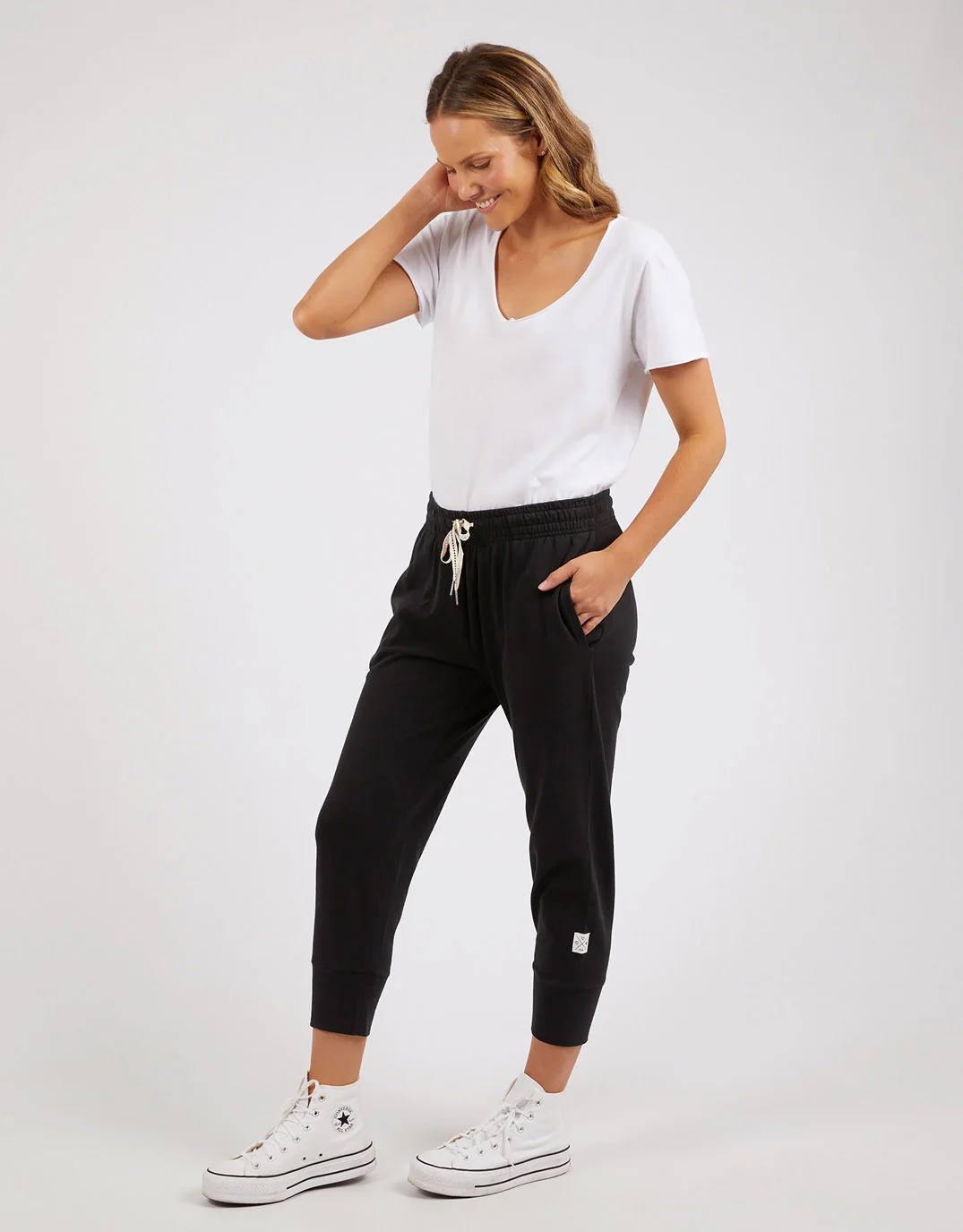 3/4 Brunch Pants - Black - Image 6
