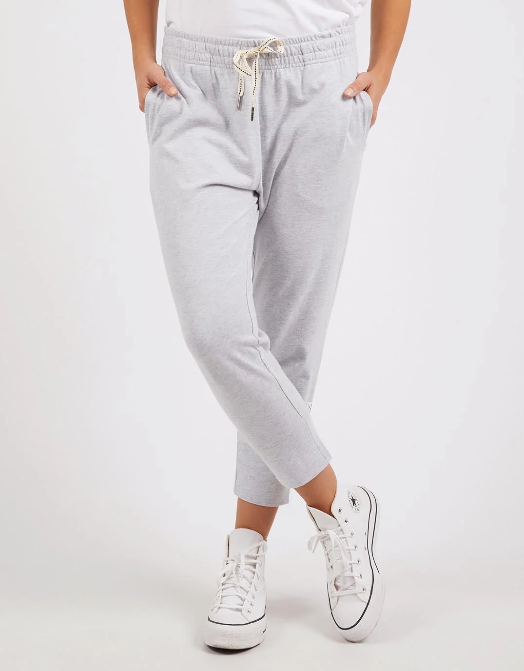 3/4 Brunch Pants - Grey Marle - Image 8