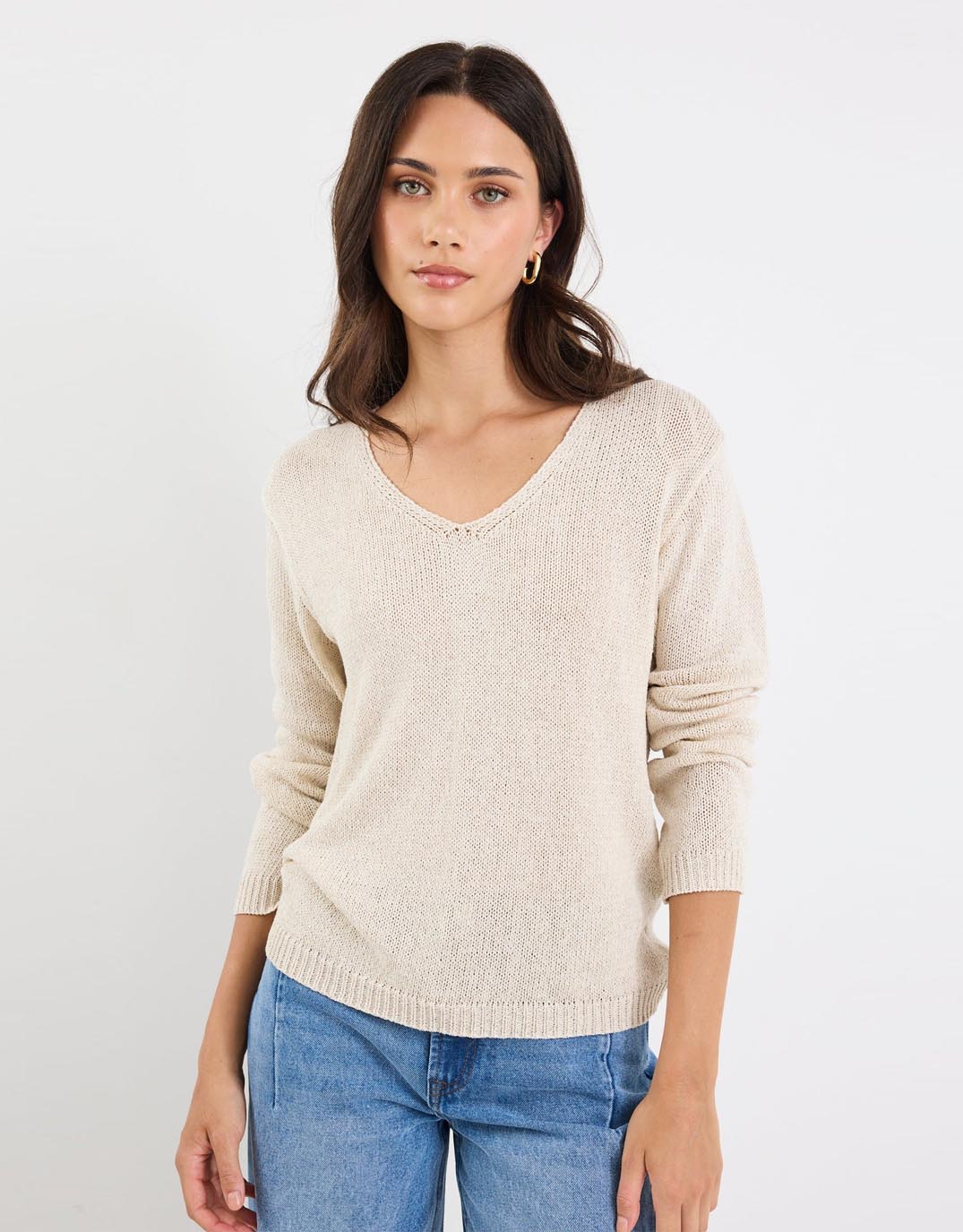 Afternoon Knit Jumper - Natural