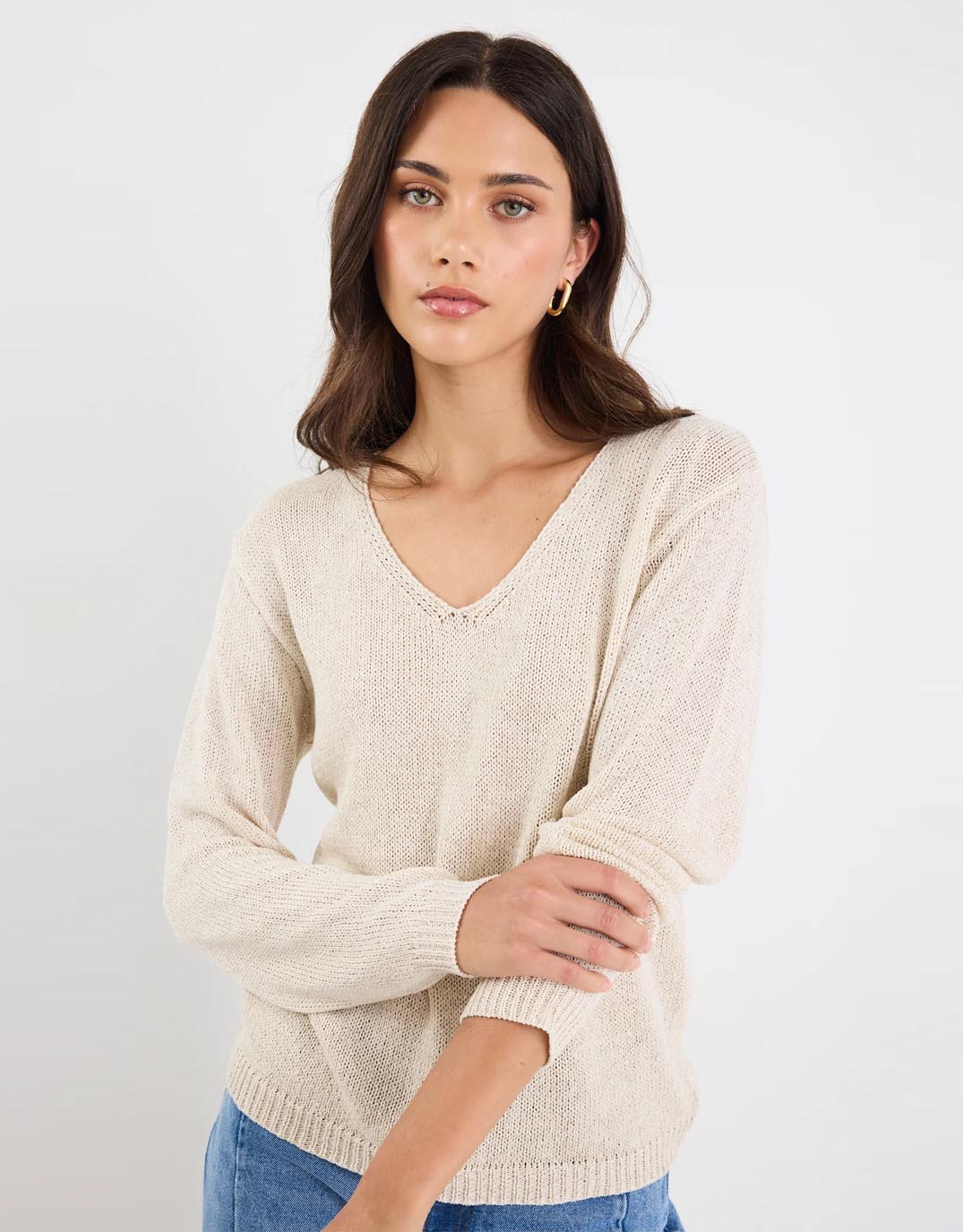 Afternoon Knit Jumper - Natural - Image 3