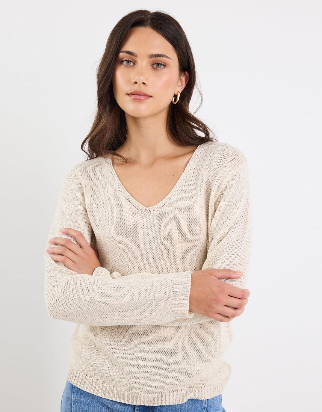Afternoon Knit Jumper - Natural - Image 4
