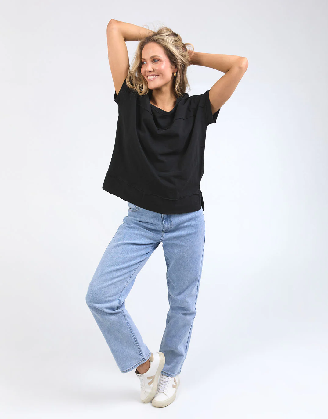 Allison Tee - Black - Image 2