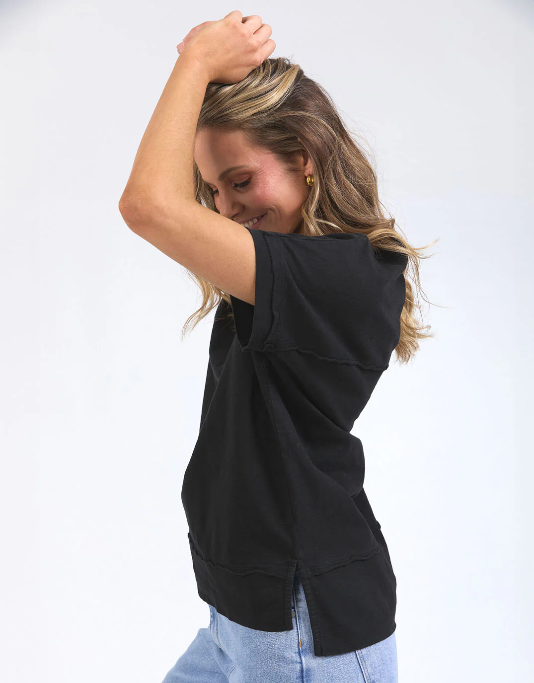 Allison Tee - Black - Image 4