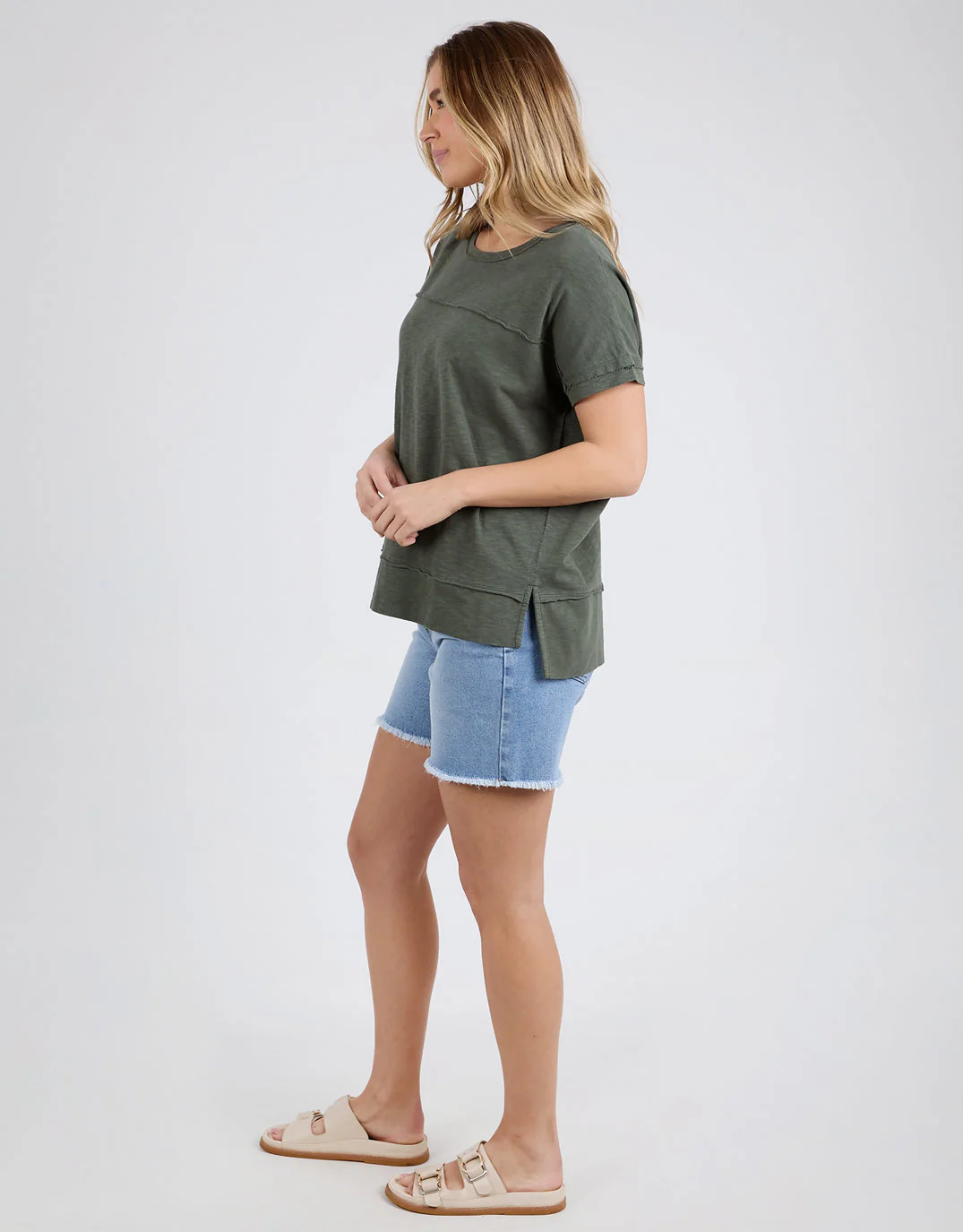 Allison Tee - Khaki - Image 3