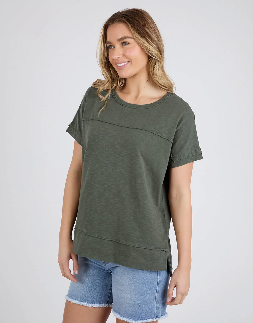 Allison Tee - Khaki - Image 4