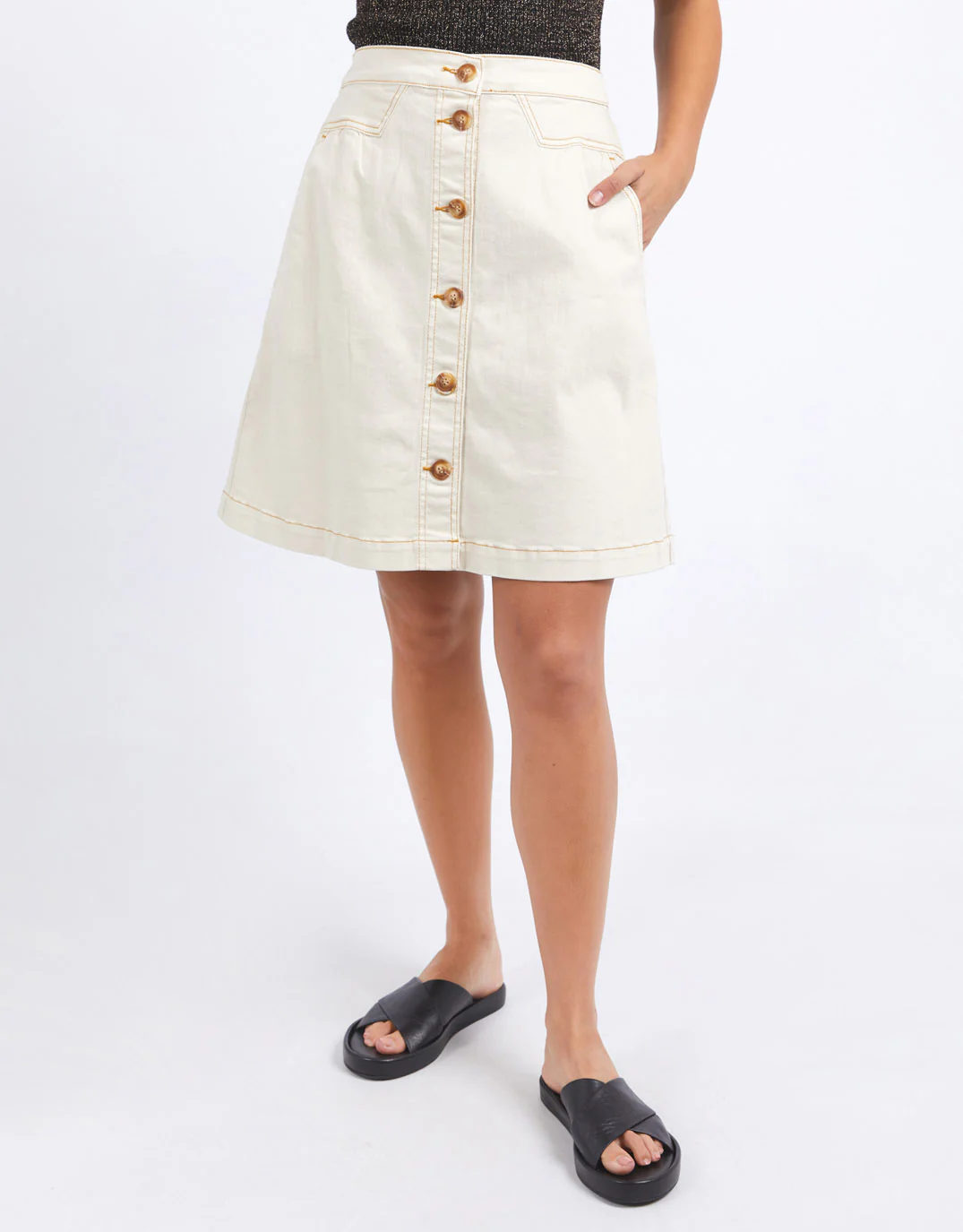 Amanda Skirt - Ecru - Image 2