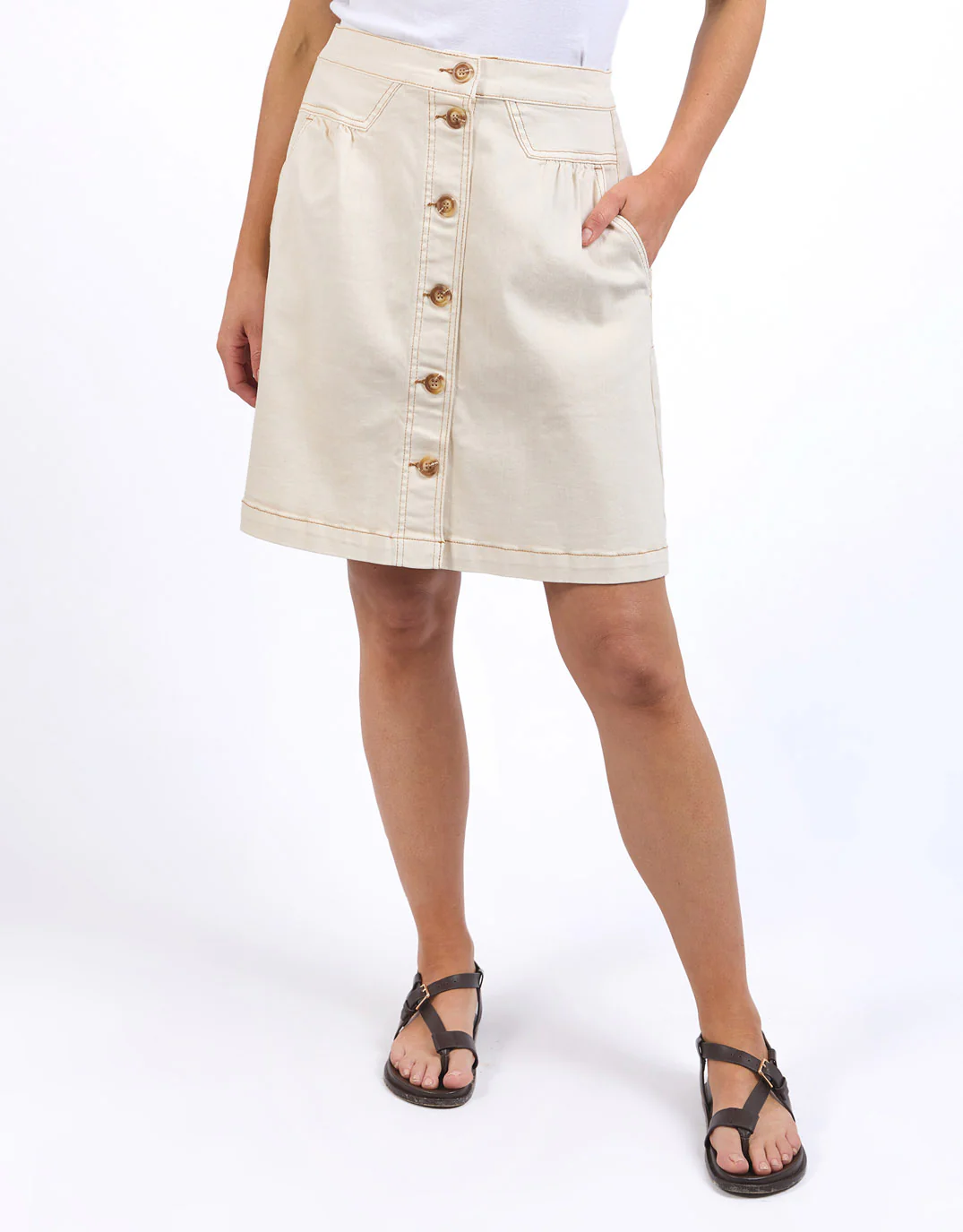 Amanda Skirt - Ecru - Image 3