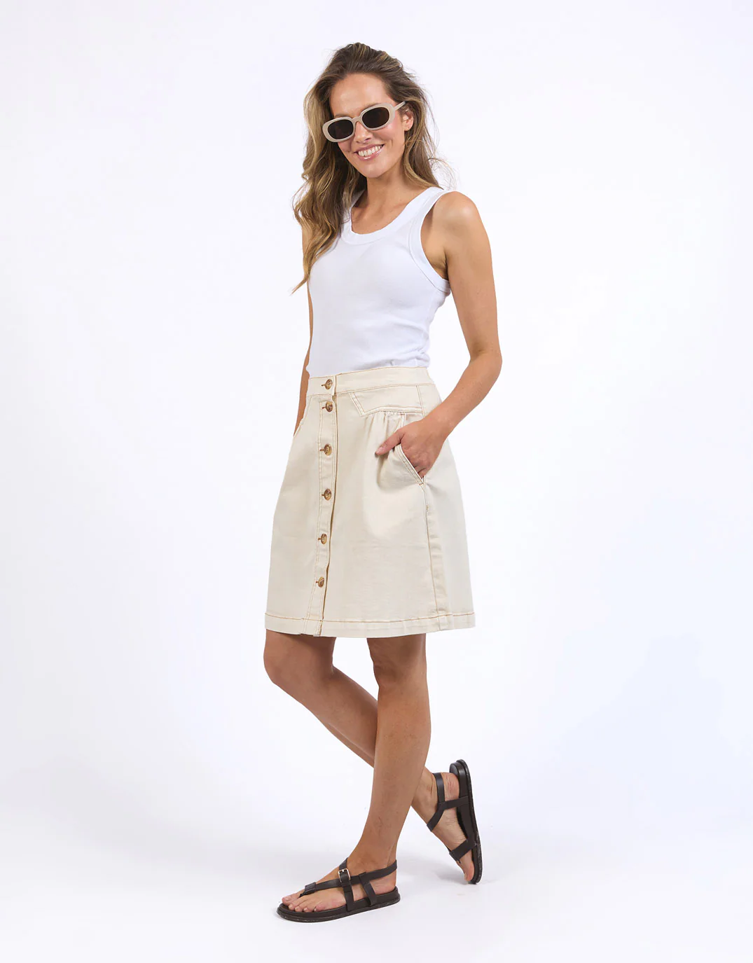 Amanda Skirt - Ecru - Image 5