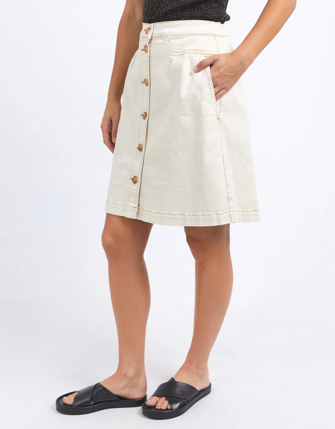 Amanda Skirt - Ecru - Image 9