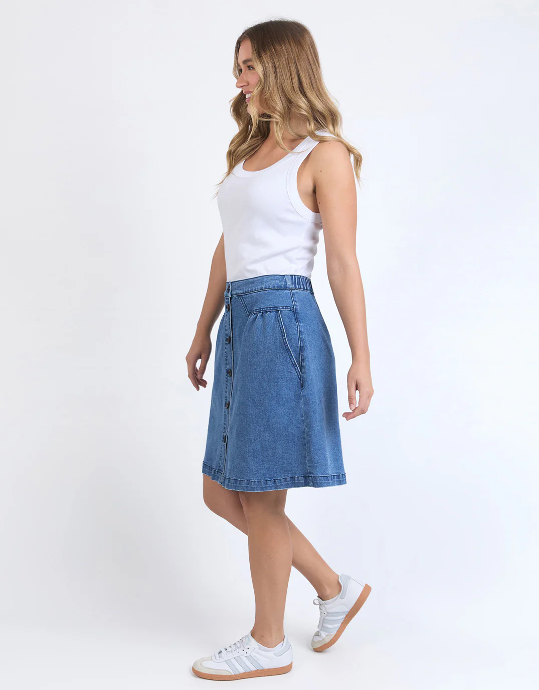 Amanda Skirt - Light Blue - Image 3