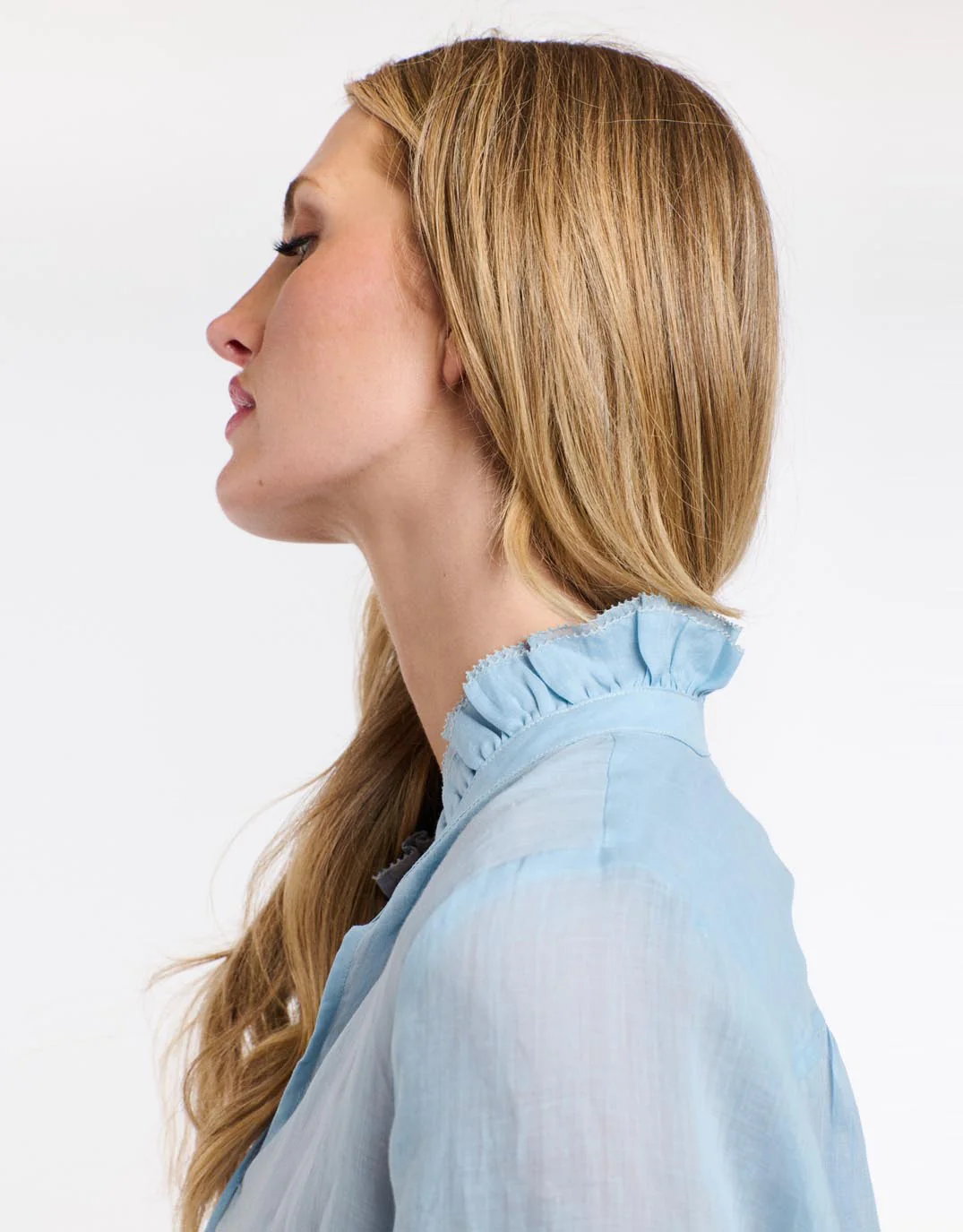Amber Blouse - Sky Blue - Image 5