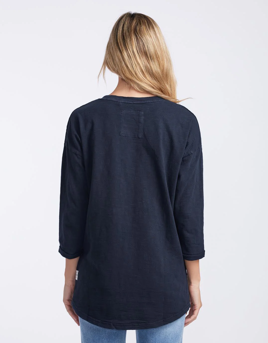 Annie Lightweight Top - Navy - Image 5