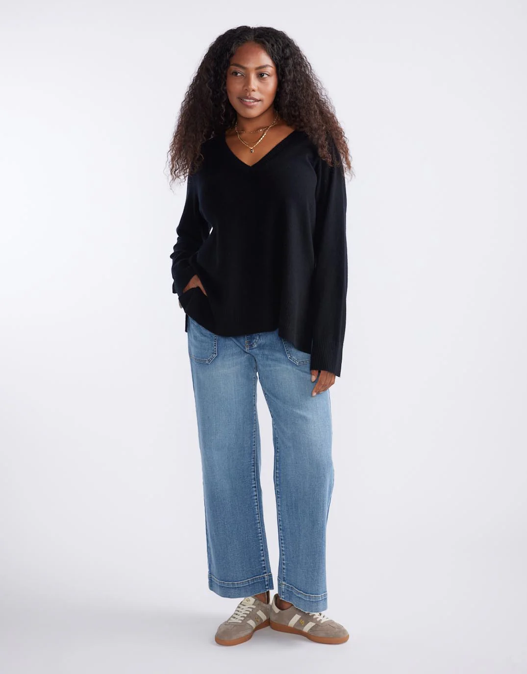 Atelier Wool Cashmere Knit - Black - Image 11