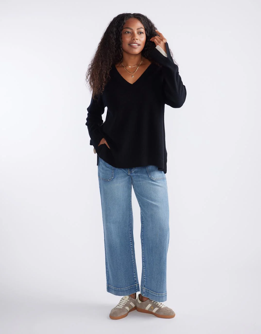 Atelier Wool Cashmere Knit - Black - Image 6