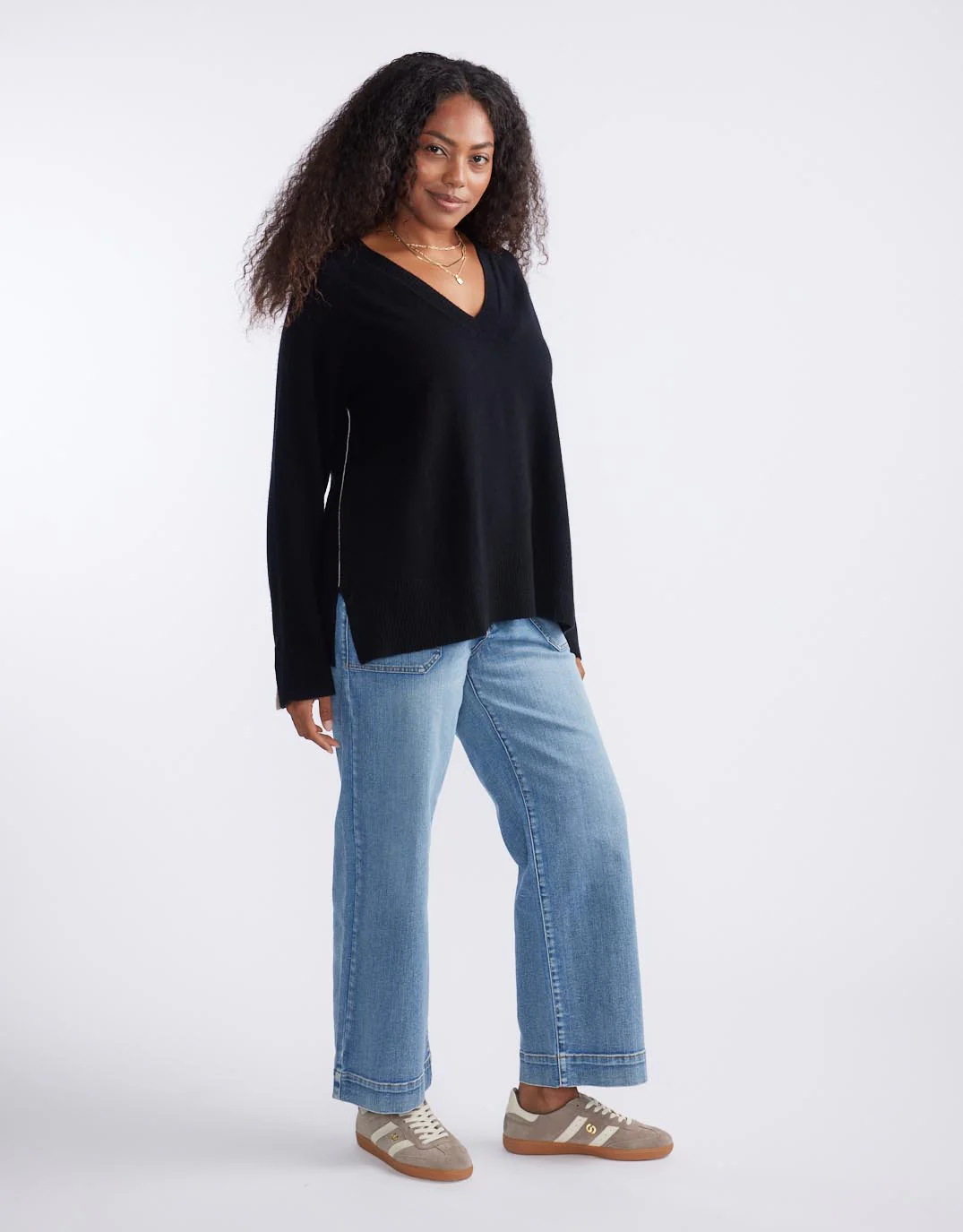 Atelier Wool Cashmere Knit - Black - Image 7