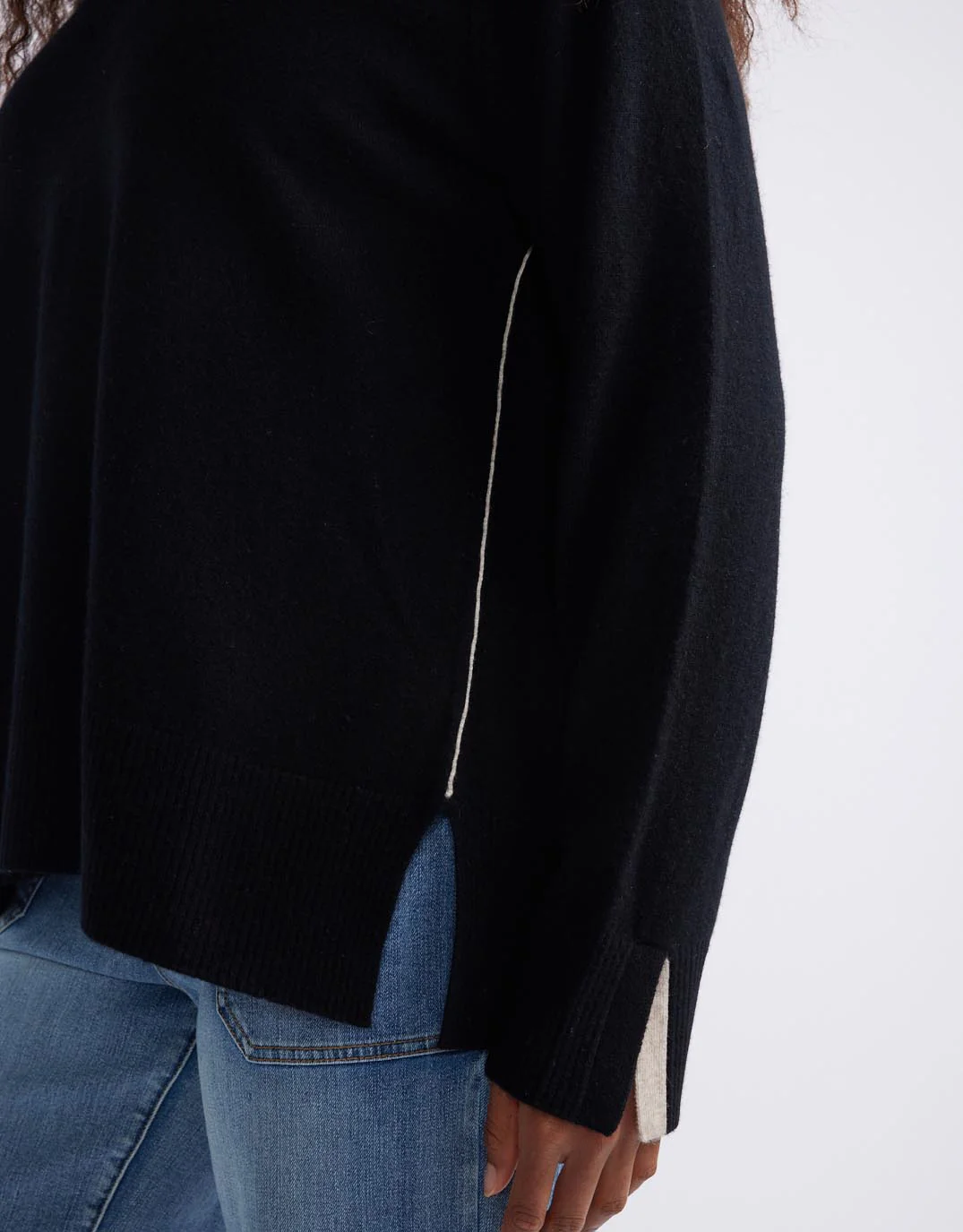Atelier Wool Cashmere Knit - Black - Image 8