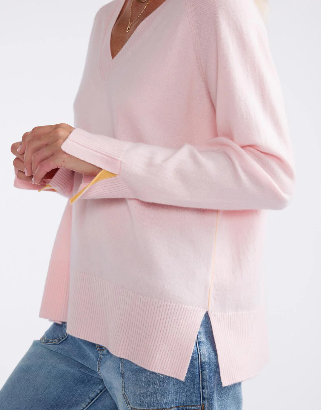 Atelier Wool Cashmere Knit - Ice Pink - Image 8
