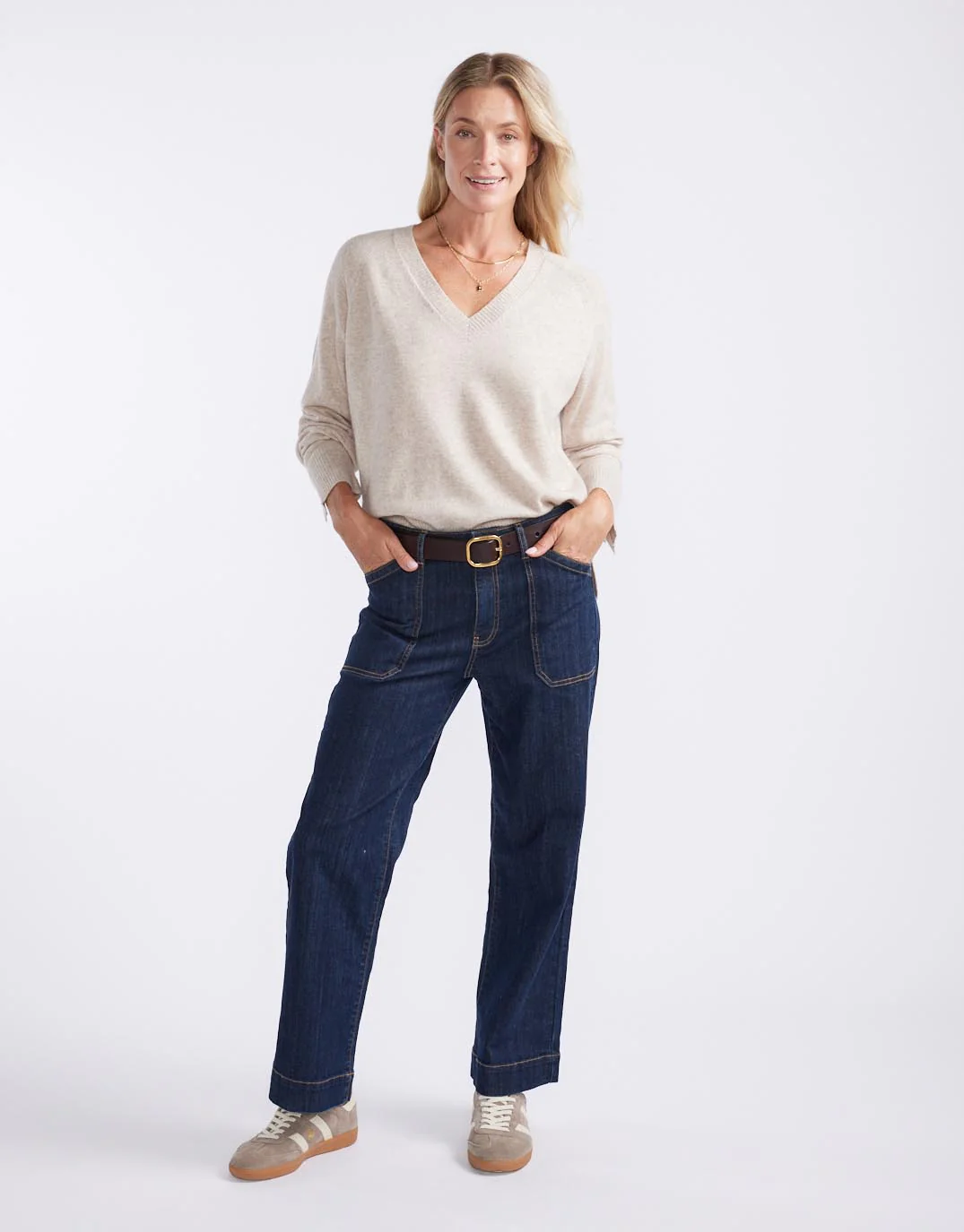 Atelier Wool Cashmere Knit - Oat - Image 3