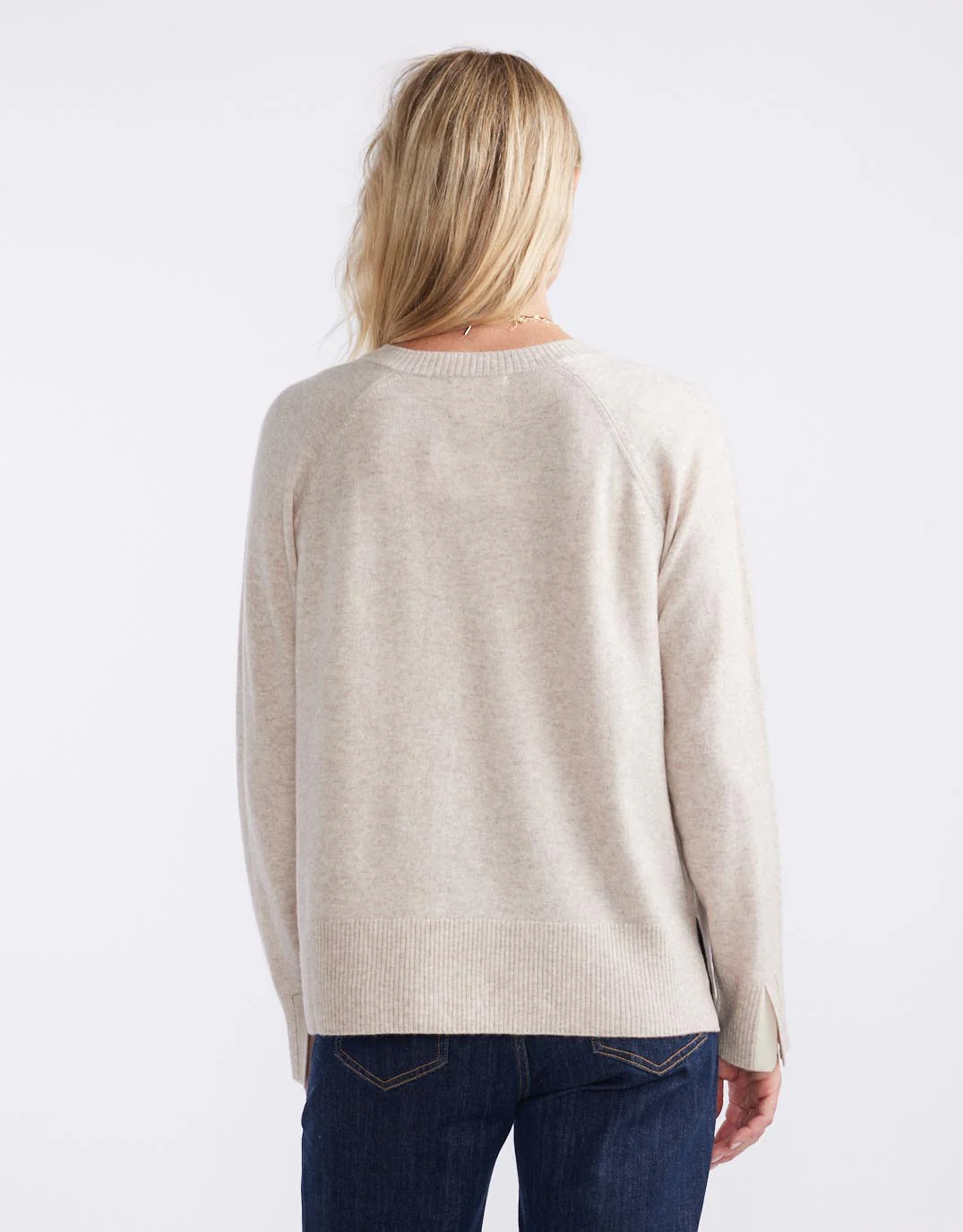 Atelier Wool Cashmere Knit - Oat - Image 5
