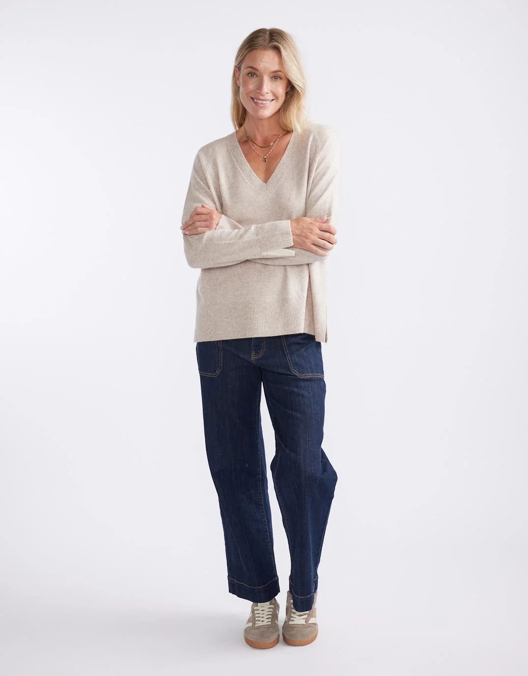 Atelier Wool Cashmere Knit - Oat - Image 6