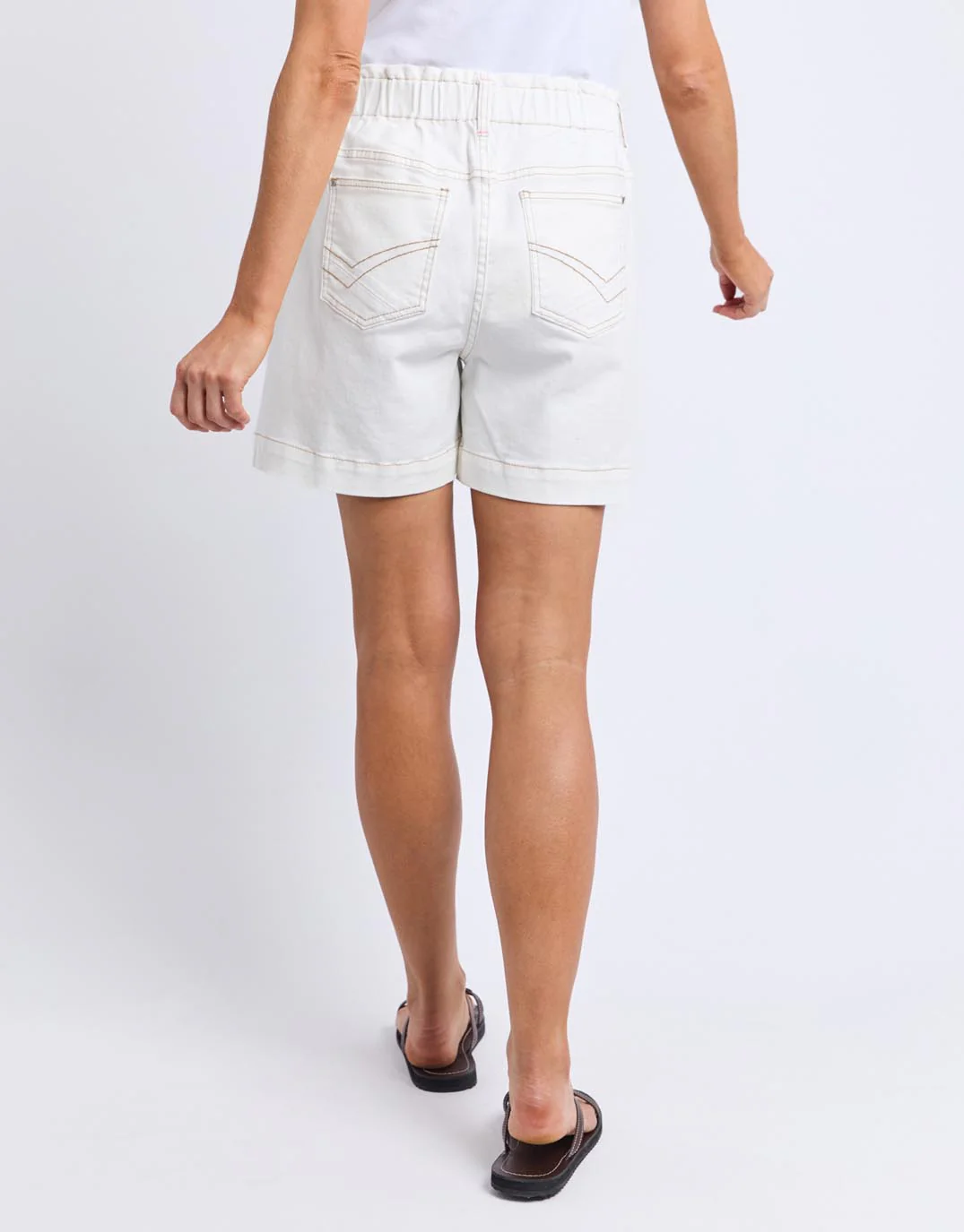 Atlas Denim Short - Vintage White - Image 6