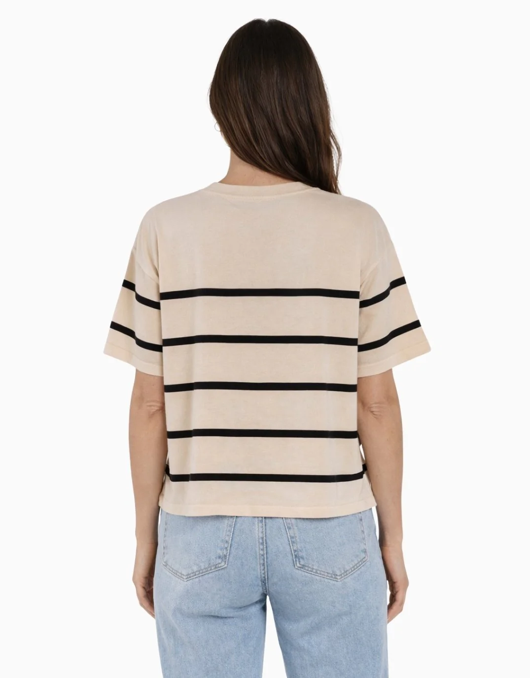 Bailey Box Sweater - Cream/Licorice - Image 3