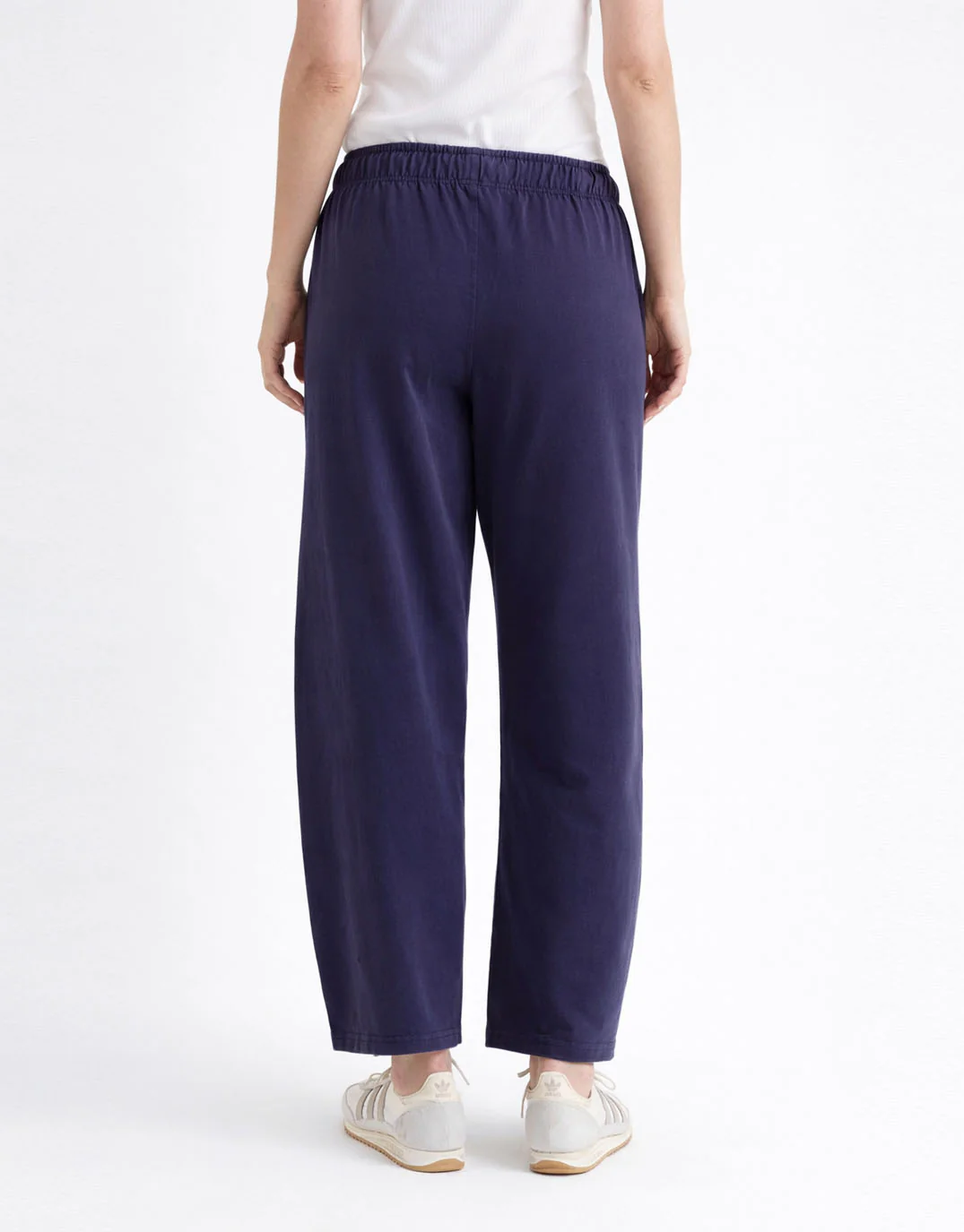 Barrel Leg Sweatpant - Navy - Image 4