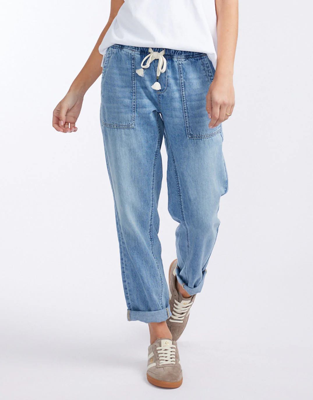 Beach Comber Pant - Mid Wash