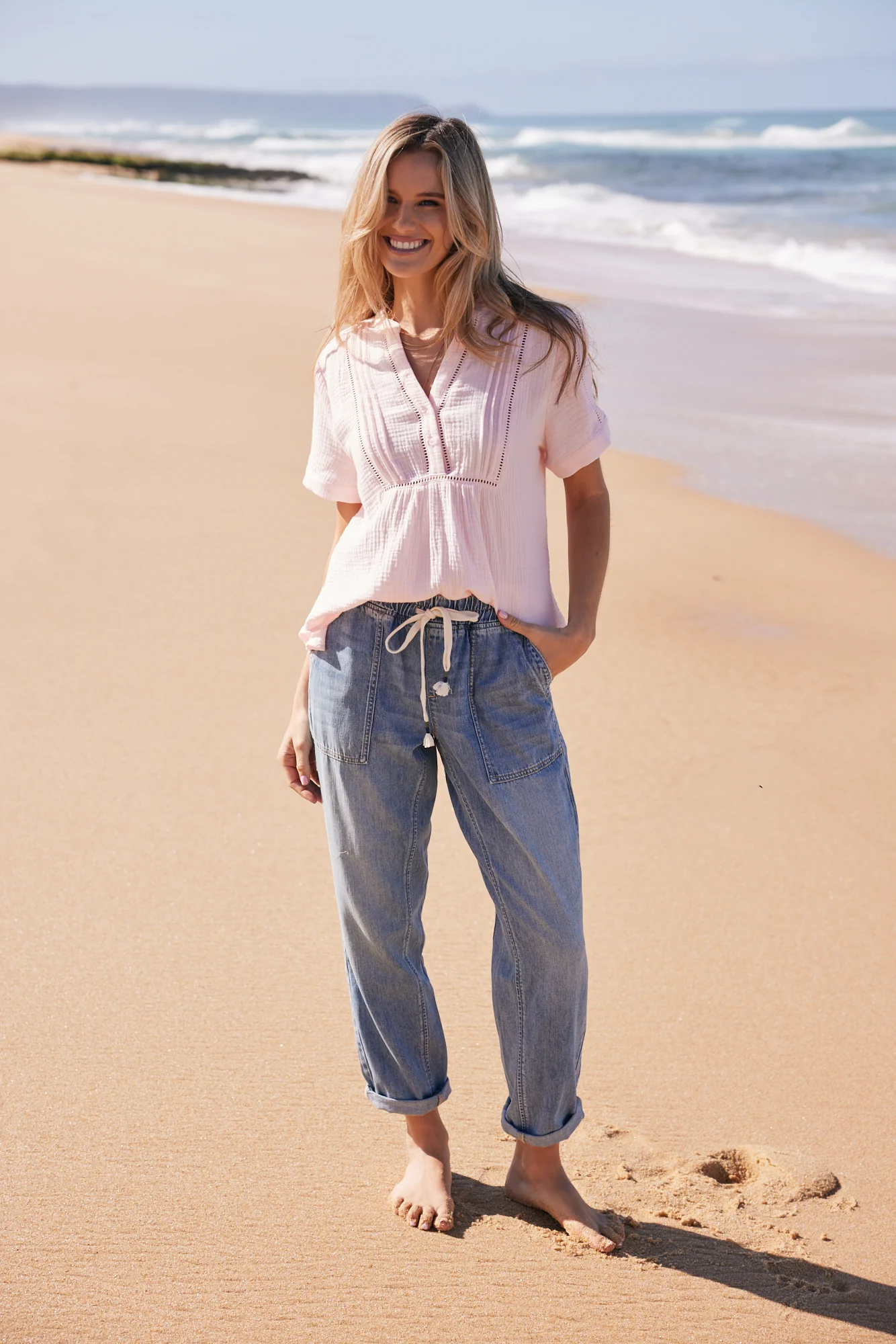 Beach Comber Pant - Mid Wash - Image 5