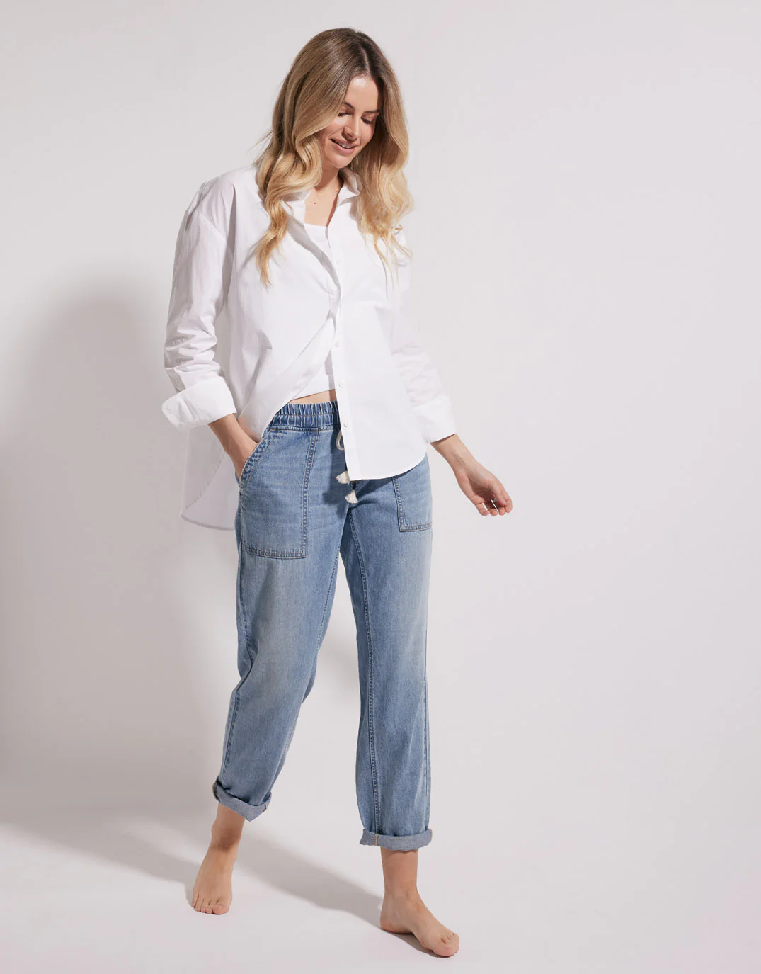 Beach Comber Pant - Mid Wash - Image 6