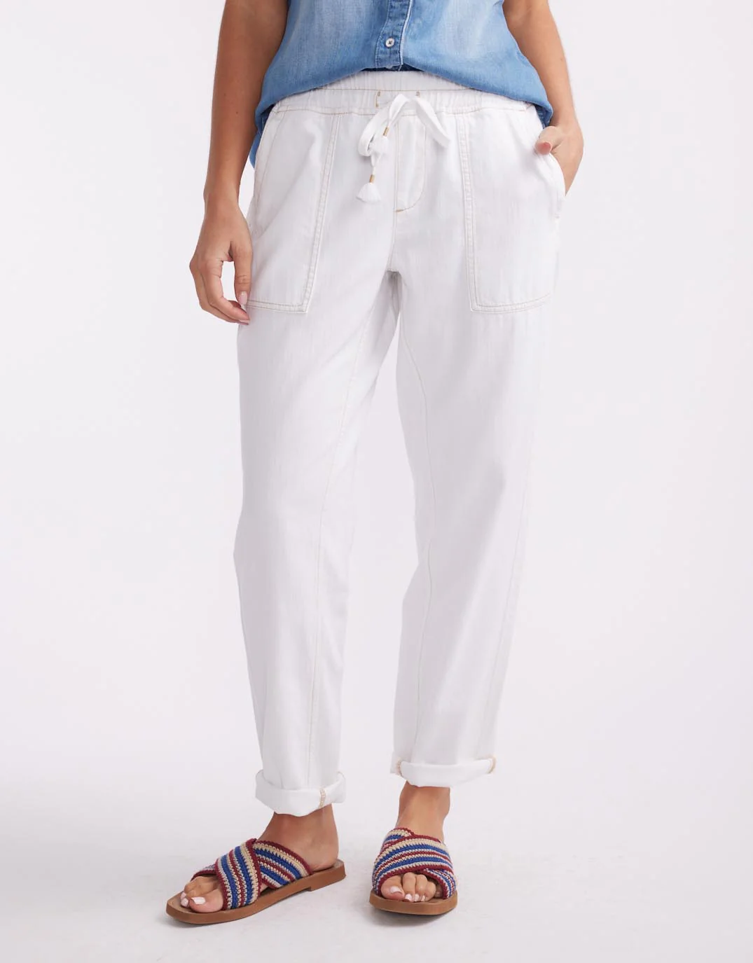 Beach Comber Pant - White - Image 2