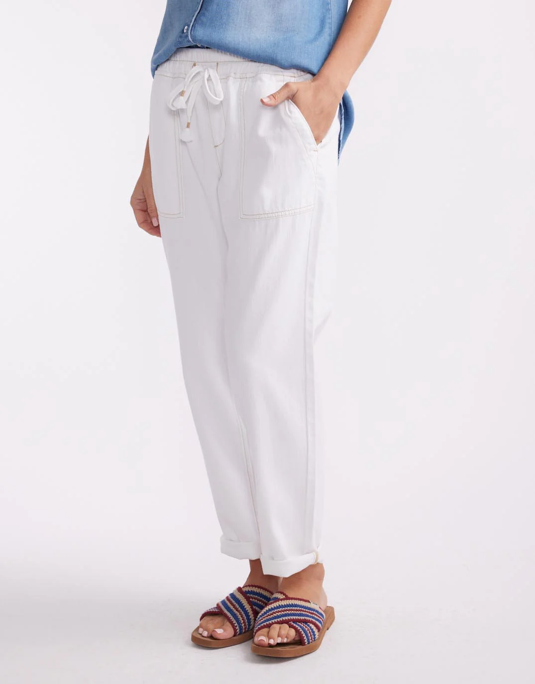 Beach Comber Pant - White - Image 8