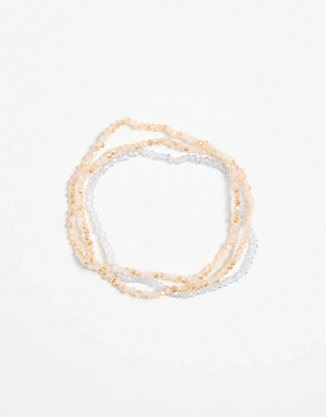 Blue Beaded Set Of 3 Bracelets - Image 2