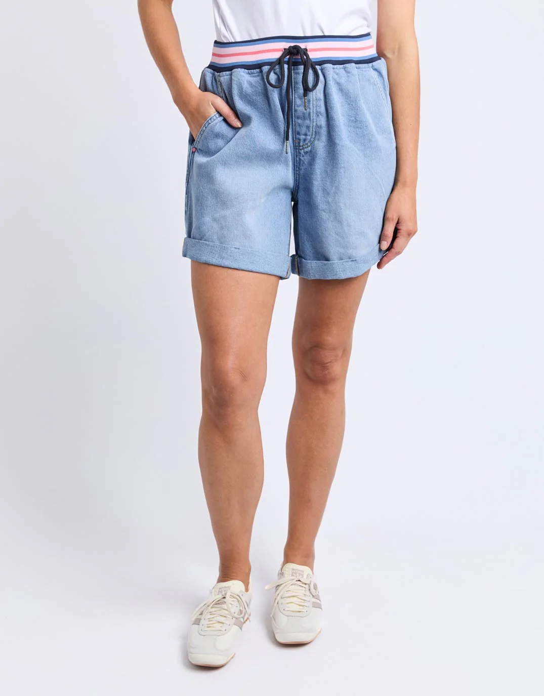 Bodhi Denim Short - Mid Blue Wash