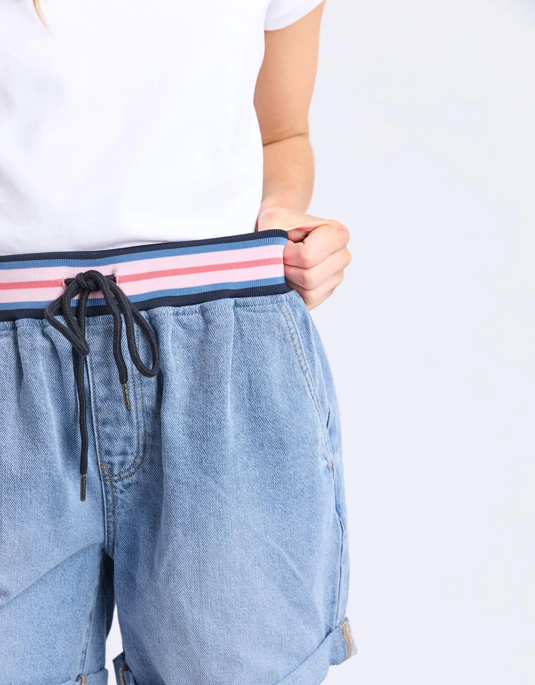 Bodhi Denim Short - Mid Blue Wash - Image 5