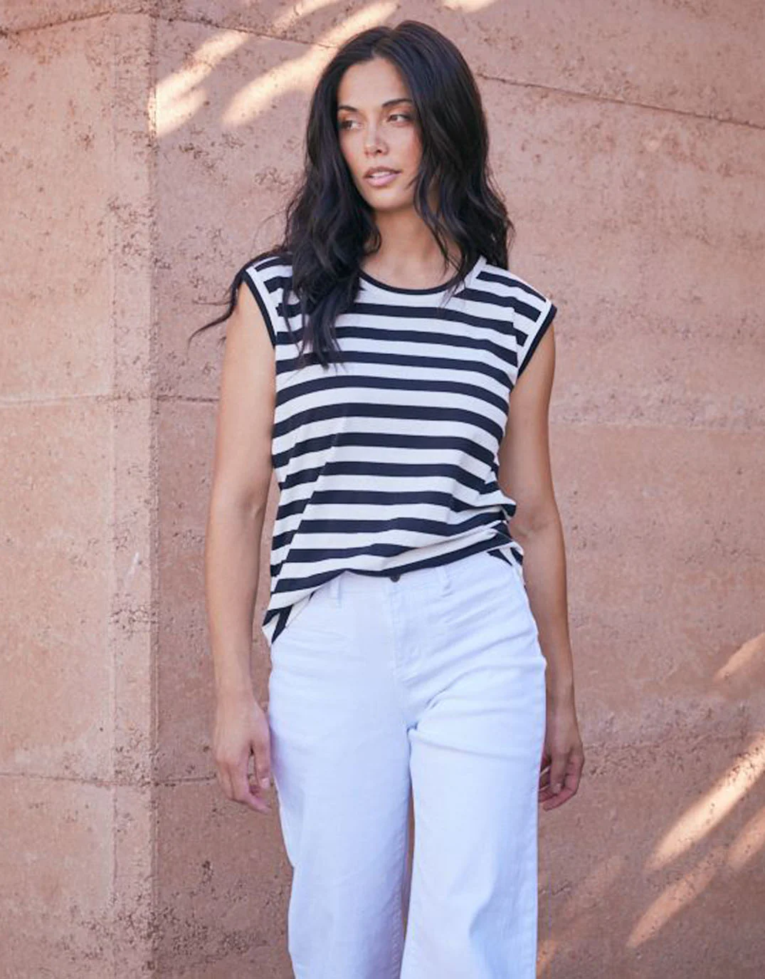 Cali Tank Top - Frenchie Stripe - Image 2