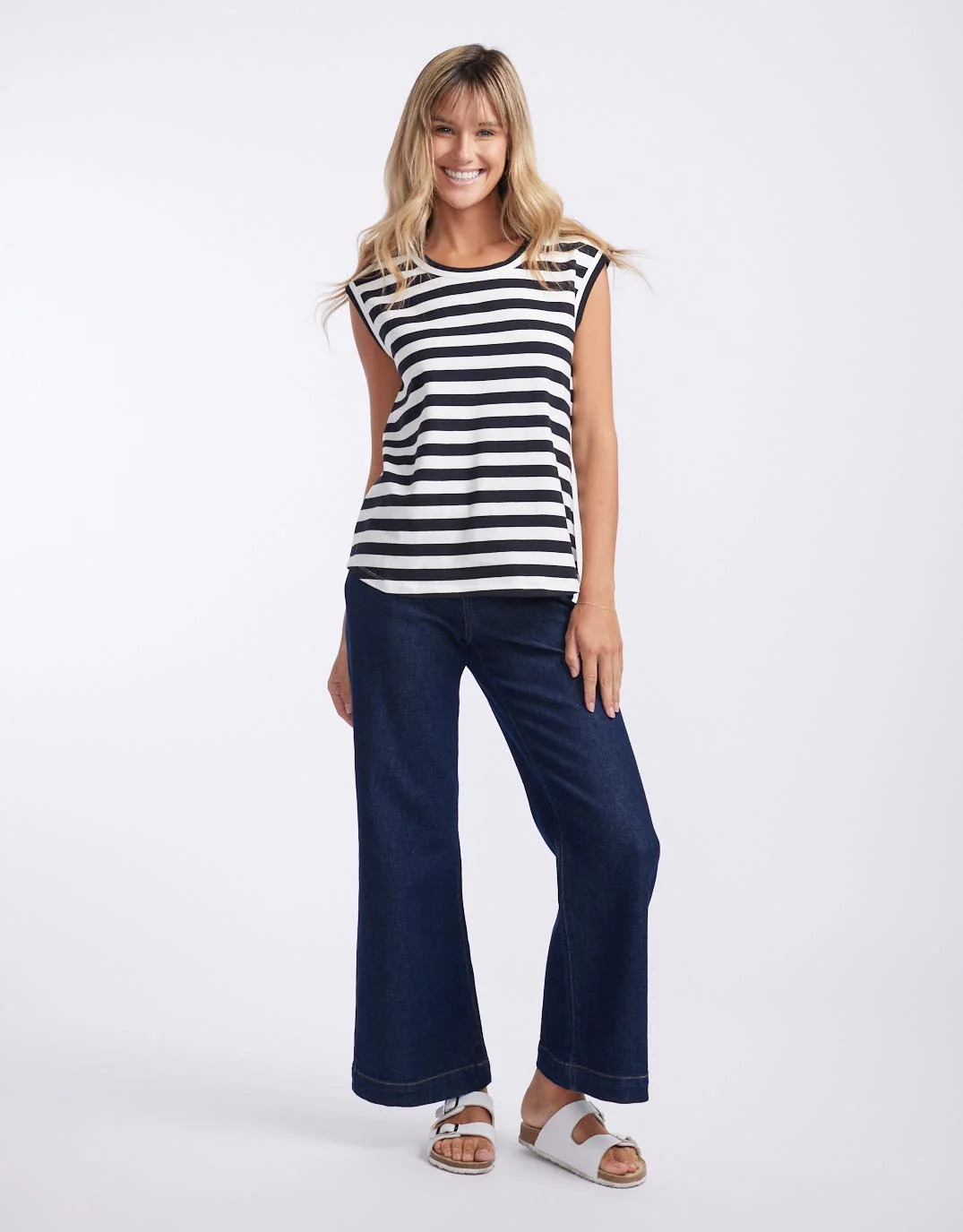 Cali Tank Top - Frenchie Stripe - Image 3