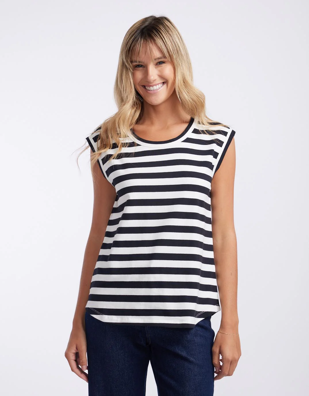 Cali Tank Top - Frenchie Stripe - Image 5