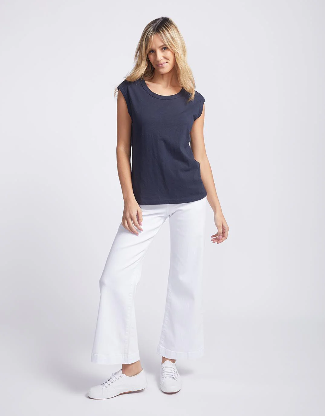 Cali Tank Top - Navy - Image 6