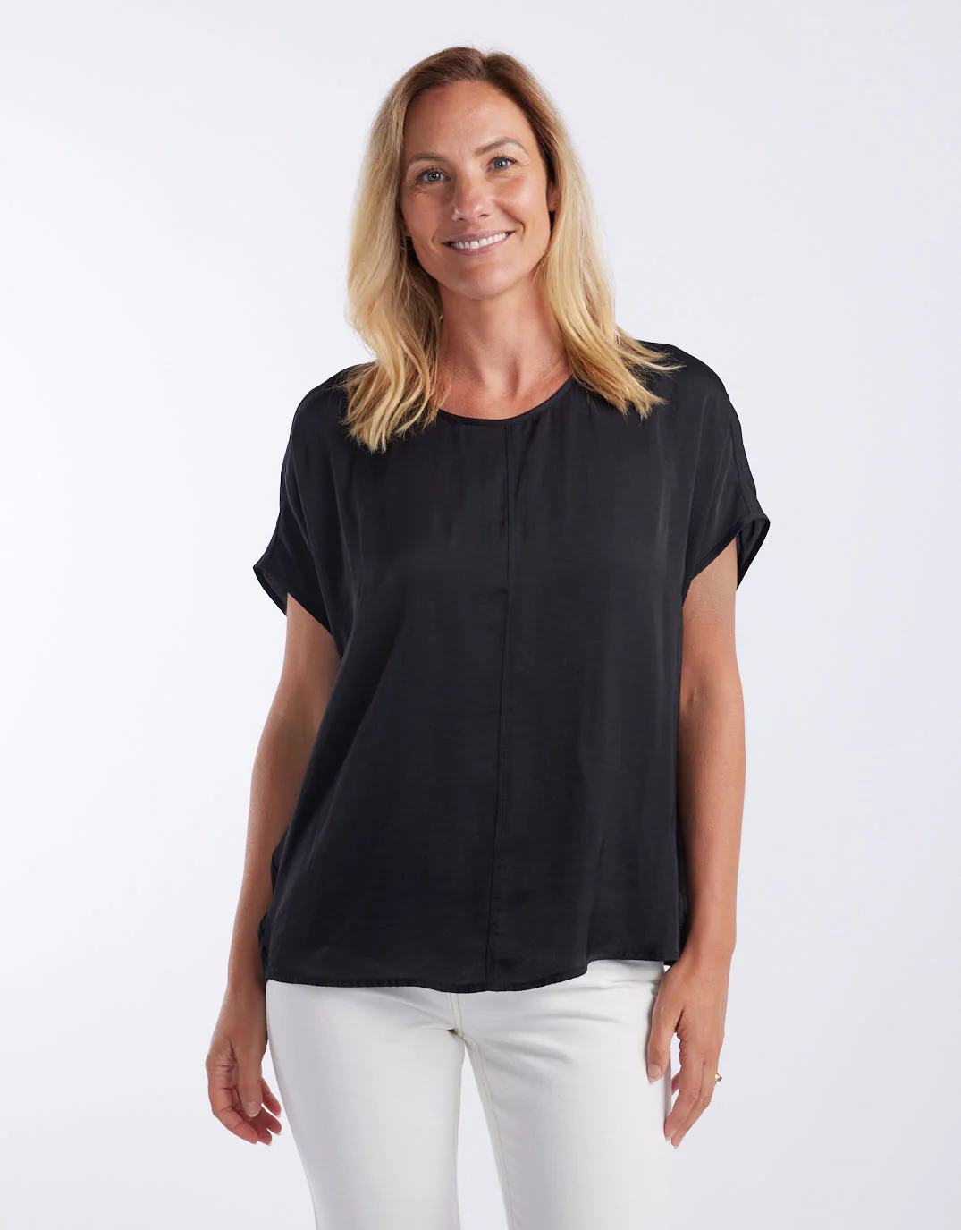 Effortless Camille Shell Top - Black - Image 3