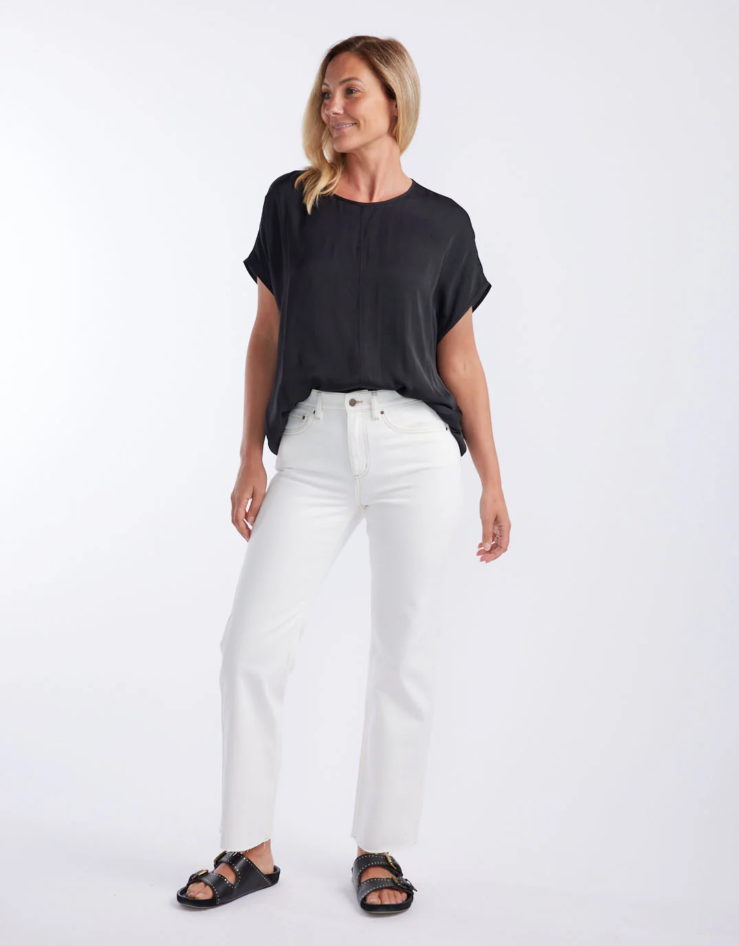 Effortless Camille Shell Top - Black - Image 4
