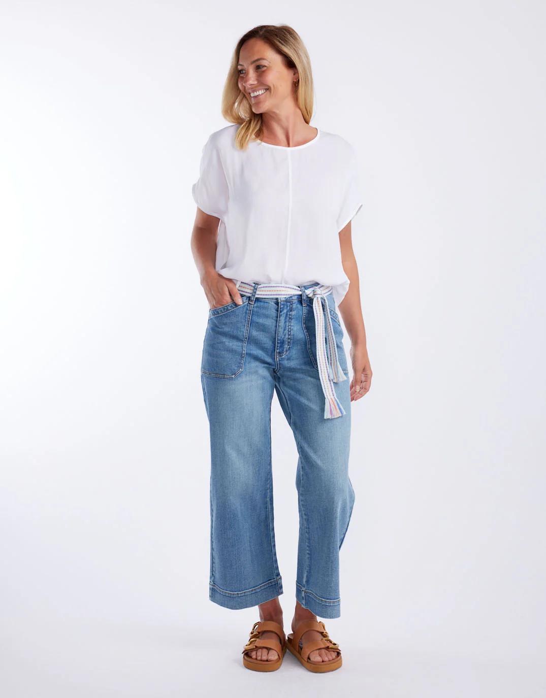 Effortless Camille Shell Top - White - Image 5
