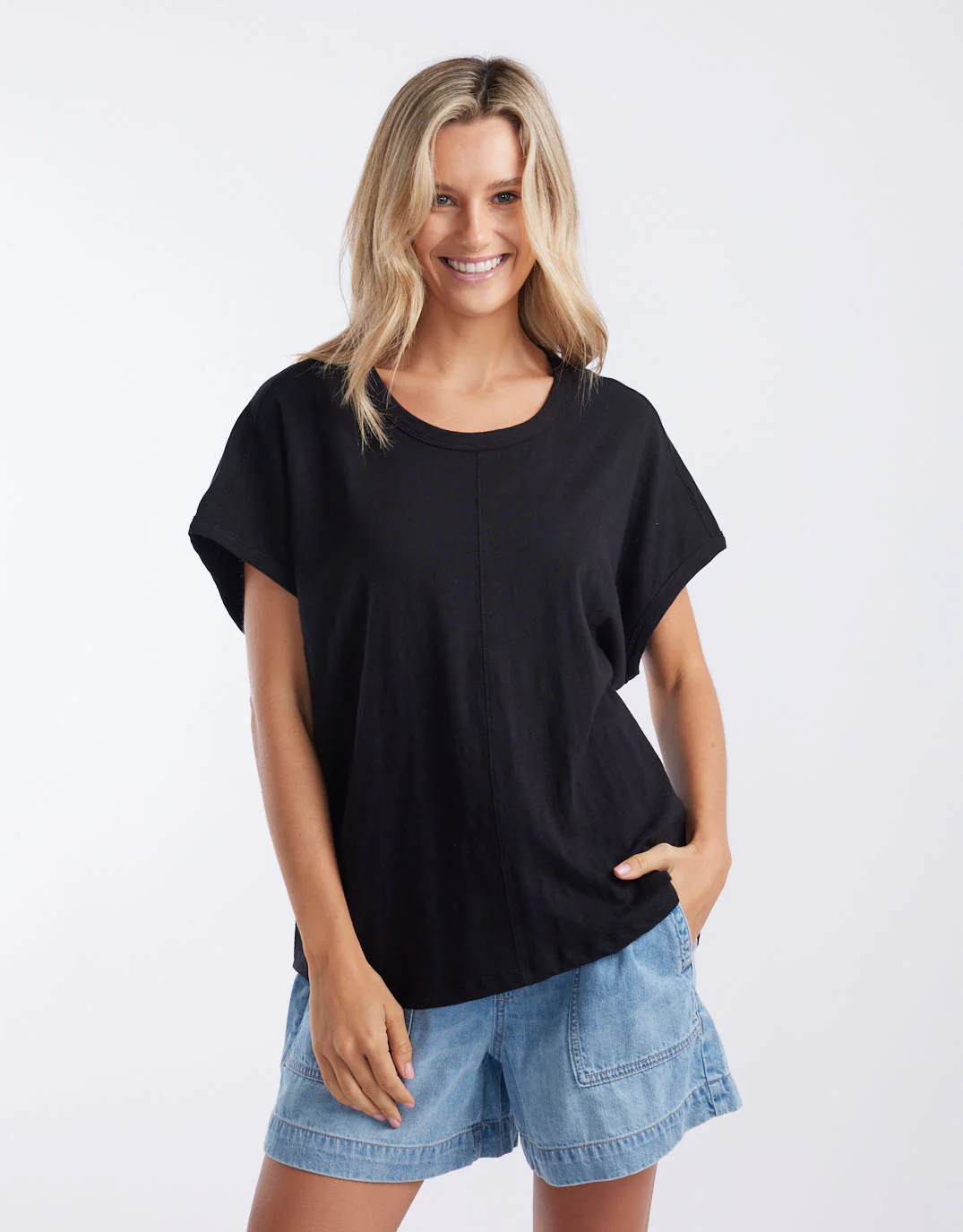 Camille Cotton Top - Black
