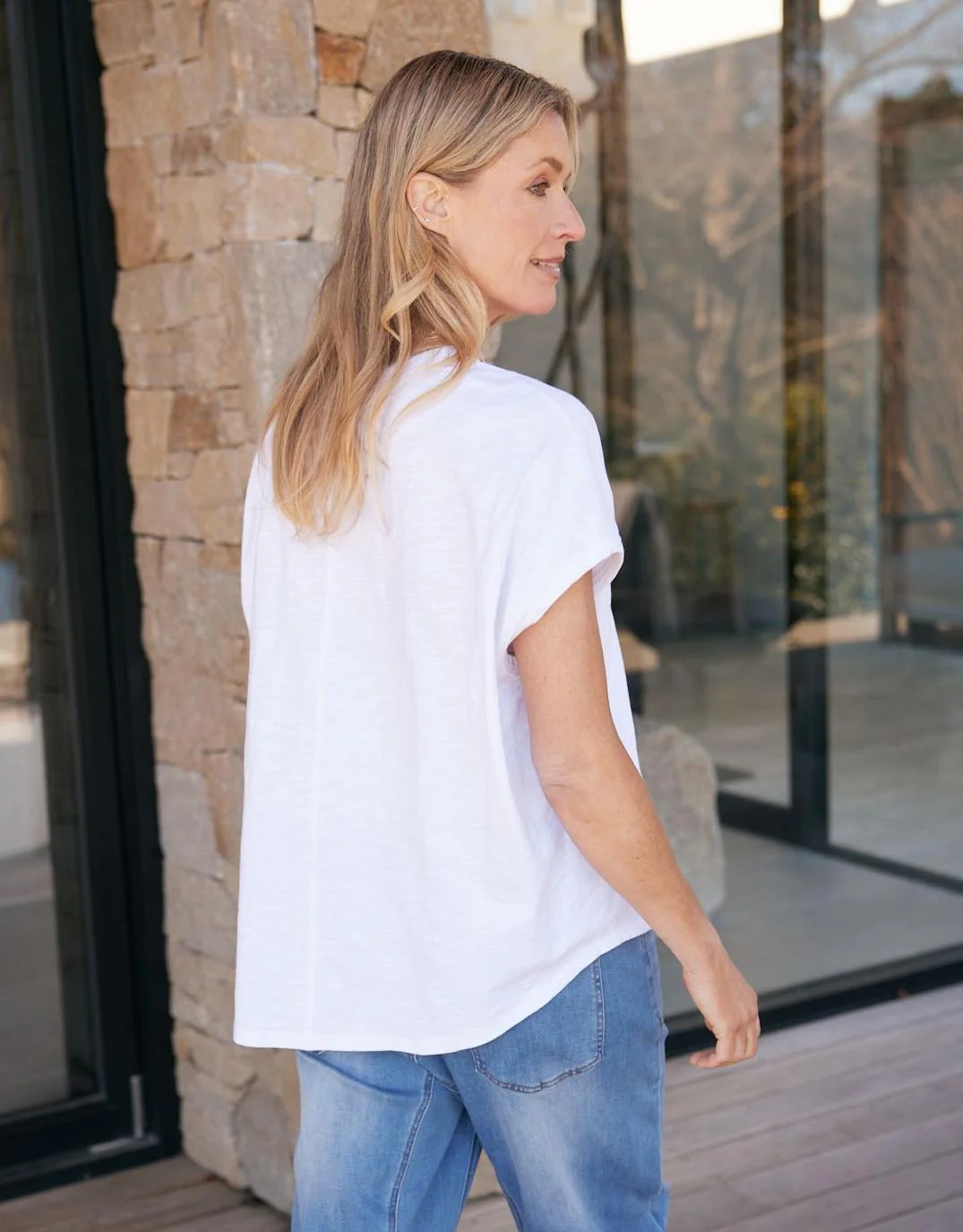 Camille Cotton Top - White - Image 7