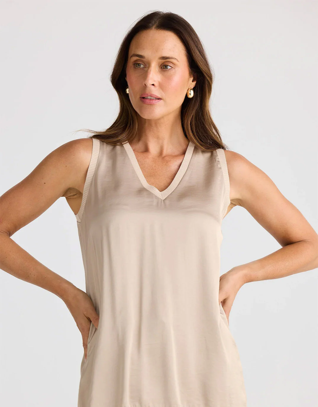 Celine Top - Stone Taupe - Image 3