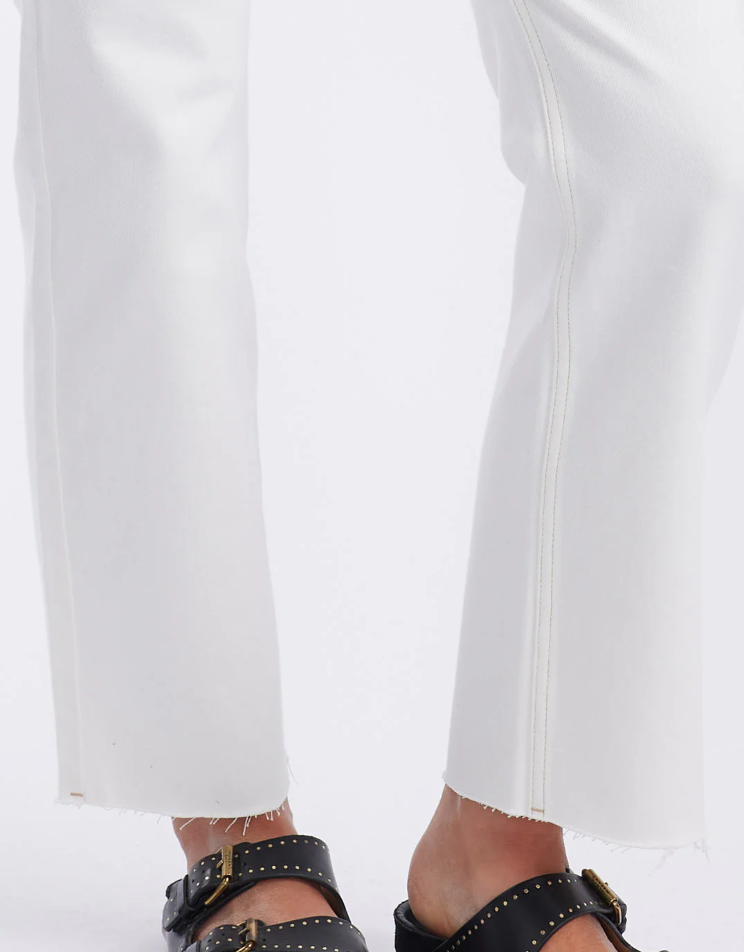 Charlotte Straight Leg Jean - White - Image 4